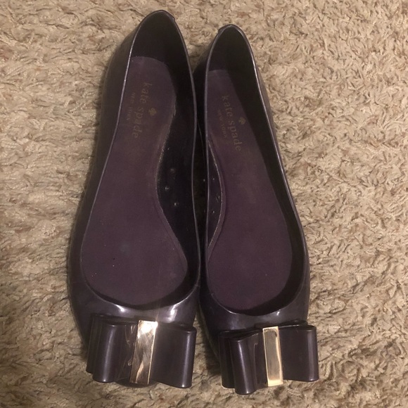 kate spade Shoes - Kate spade purple jelly flats - size 10 kate spade Shoes - Kate spade purple jelly flats - size 10